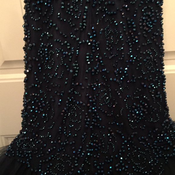 Sherri Hill beaded prom dress. - Picture 5 of 7